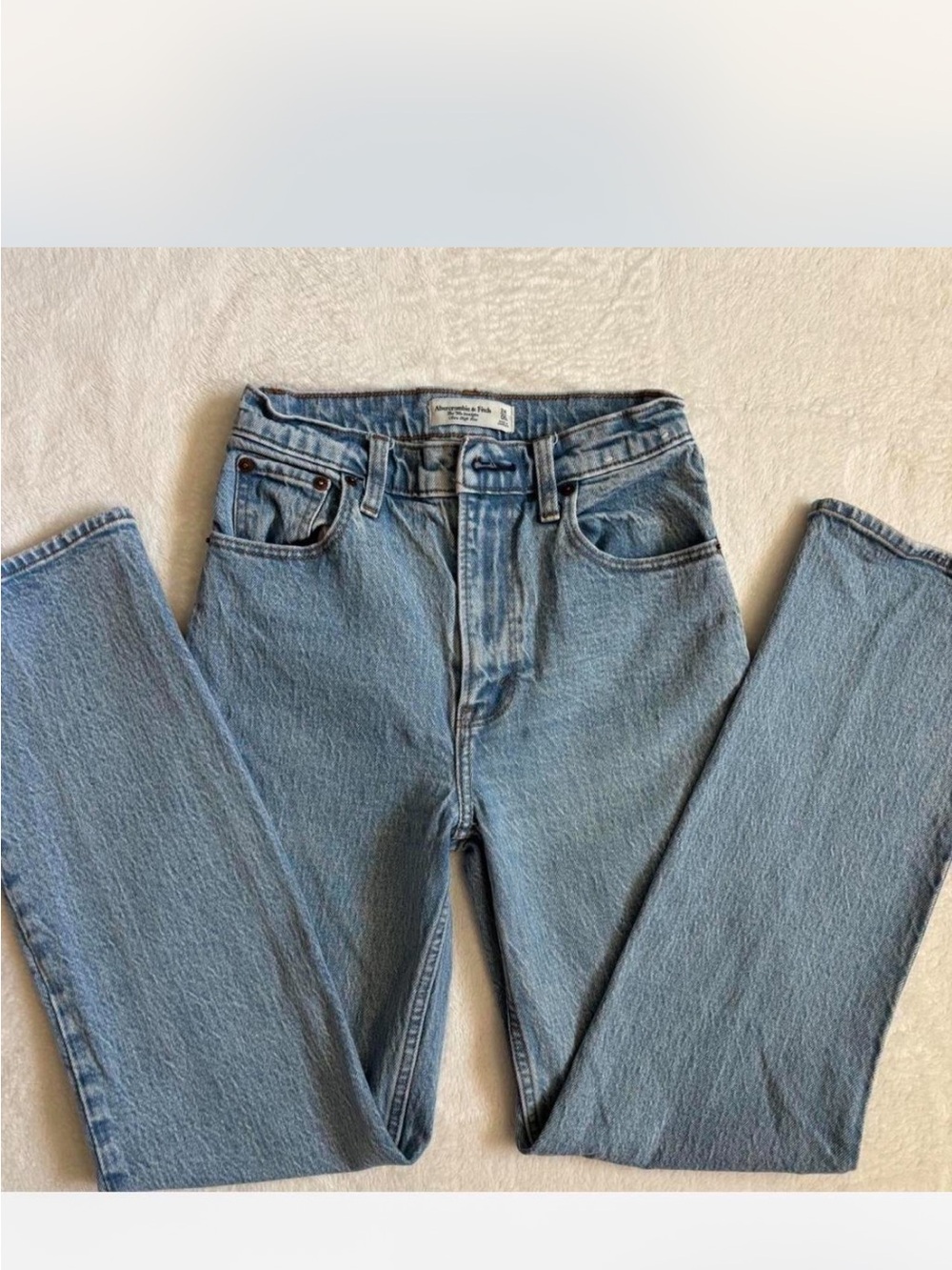 Abercrombie & Fitch Light Blue Straight Leg Jeans